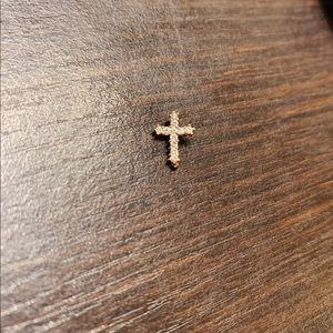 Small REAL Gold diamond pendant.